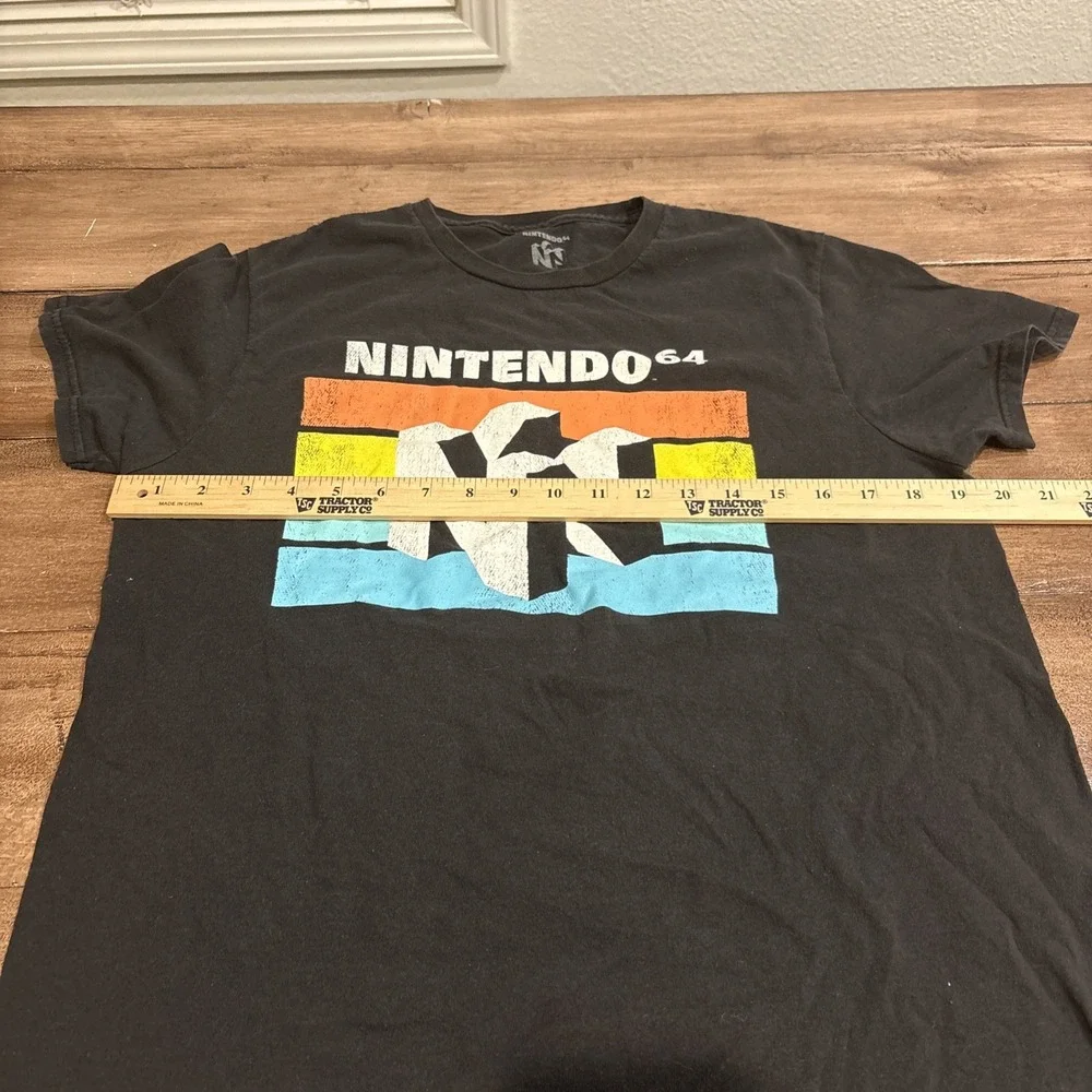 Nintendo 64 Black Short Sleeve T Shirt ‎ Medium